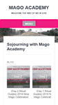 Mobile Screenshot of magoacademy.org